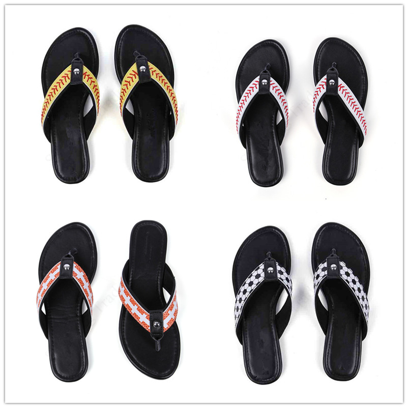 baseball flip flops wholesale