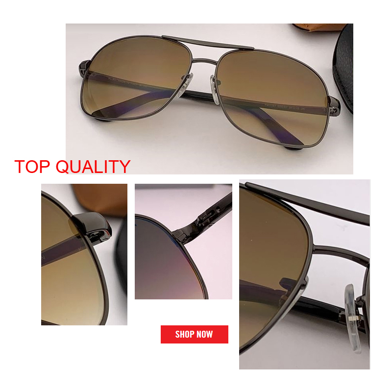 

2019 factory new Women Metal big lens Sunglasses Men Retro rd3387 Sun Glasses Female G15 brown UV400 vintage oversized shield Shades gafas