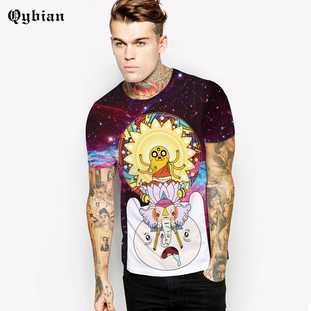

New Design Male Novelty Men T-shirt Adventure Time O-neck Hip Hop Tshirt Men Casual Short Sleeves Men Brand Clothing, White;black