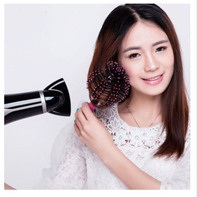

Anmas Rucci Detangling Hair Brush 3D Round 360 Degree Ball Comb Heat Resistant Hairbrush Salon Curly Hairdressing Styling Tools