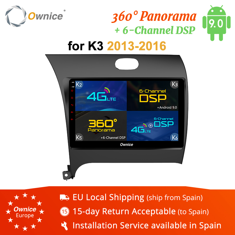 

Ownice K1 K2 K5 K6 Android 8.1 Octa 8 core 360 panorama DSP 4G LTE Car Radio GPS dvd player for Kia CERATO FORTE 2013-2016 car dvd