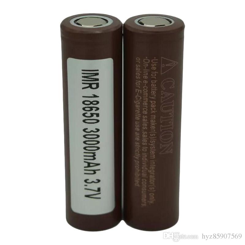 

100% Highest quality LG HG2 18650 Battery 30000mAh 3.7V 18650 Batteries Rechargable Lithium Batteries Fedex Free Shipping