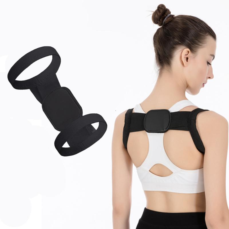 

Back Belt Brace Support Shoulder Belt Corrector Rectify Straighten Posture Correction Orthopedic Beauty Corset, White