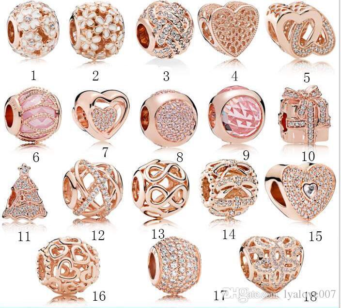 charm or rose pandora charm or rose pandora
