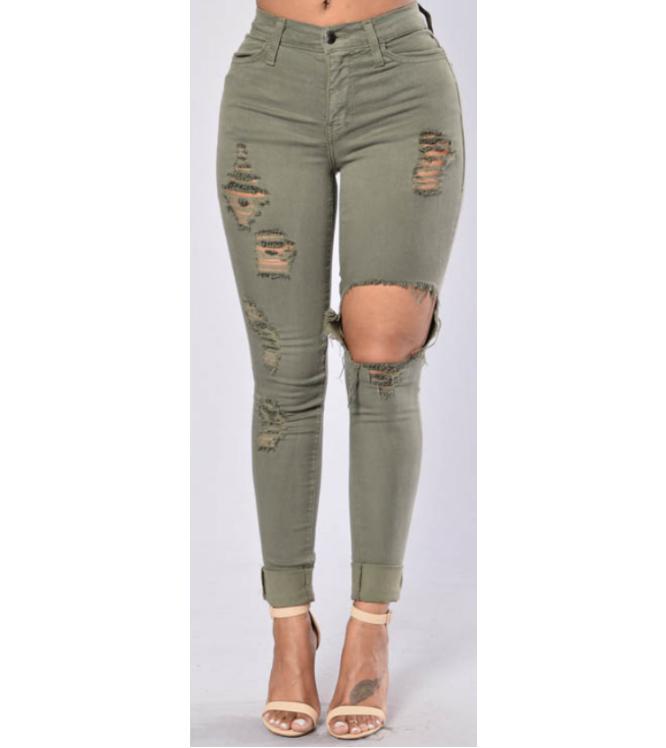 women's destroyed boyfriend jeans