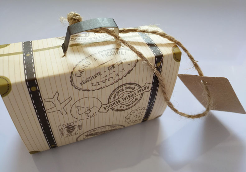 

Travel Box Design Candy Boxes 8x5x2.5cm Party Favor Gifts Boxes Baby Party Candy Gifts Boxers 50pcs/lot