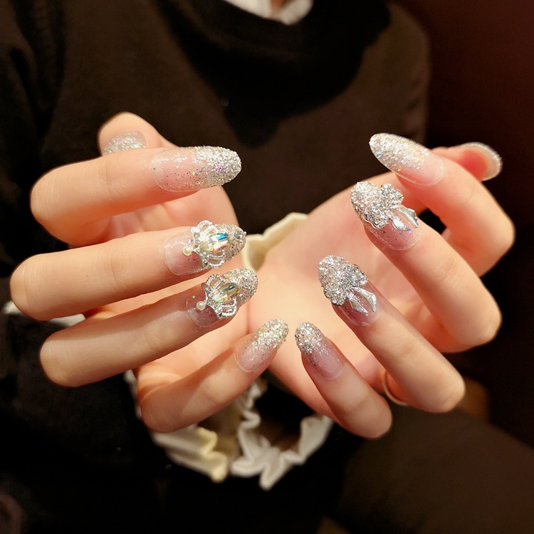 glitter nails