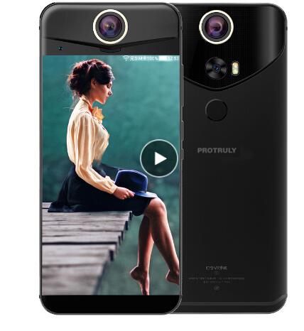 

Original PROTRULY V10S Smartphone 360 Degree 26MP 3D VR Full View Snapdragon 625 Octa Core 4G NFC 4GB+64GB 16MP mobile phone, Black