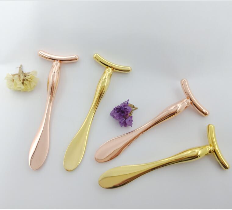 

Eye Anti Wrinkle Massage Sticks Zinc alloy Metal Cosmetic Spatulas Facial Mask Spoon DIY Eye Cream Mixing Spatula Scoop Makeup Tools