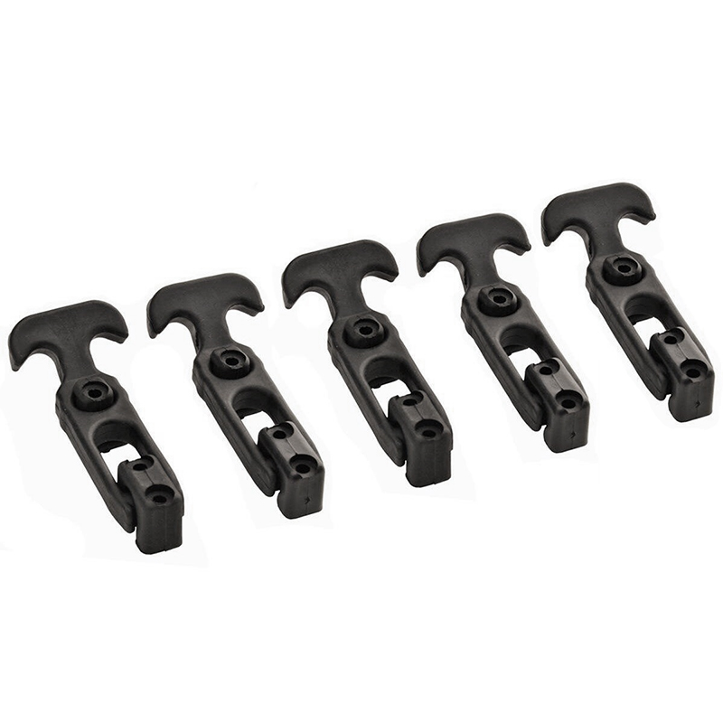 

5 Packs T-handle Rubber Flexible Draw Latches fit for toolbox /cooler/Golf Cart/farm machinery A78-1 Toolbox Buckle- Black