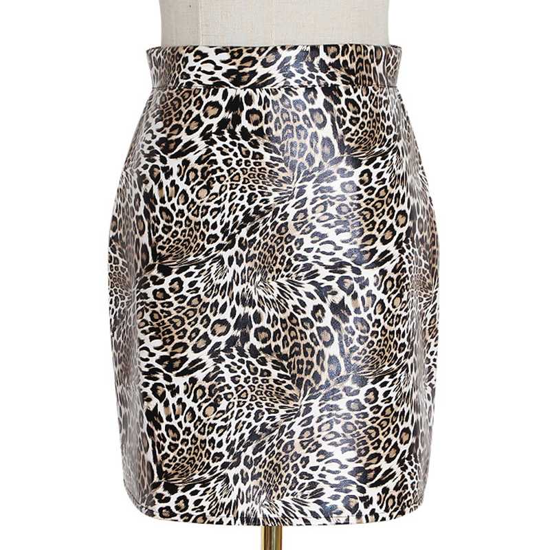 

TOP QUALITY 2020 Newest Designer Skirt Women' Leopard Print Mini Skirt, As pic