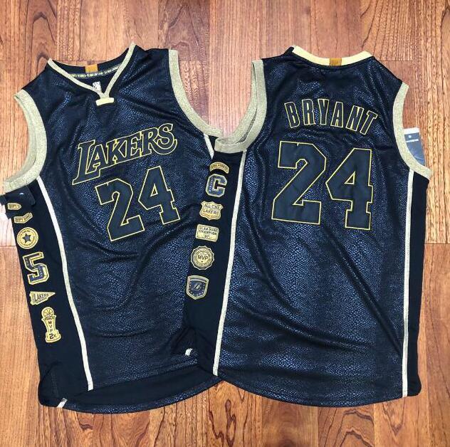 

Men NBA Los Angeles Lakers 24 Kobe Bryant 8 Kobe Bryant Mitchell & Ness 1996-97 2000-01 2008-09 Hardwoods Classics Player Jersey, Brown