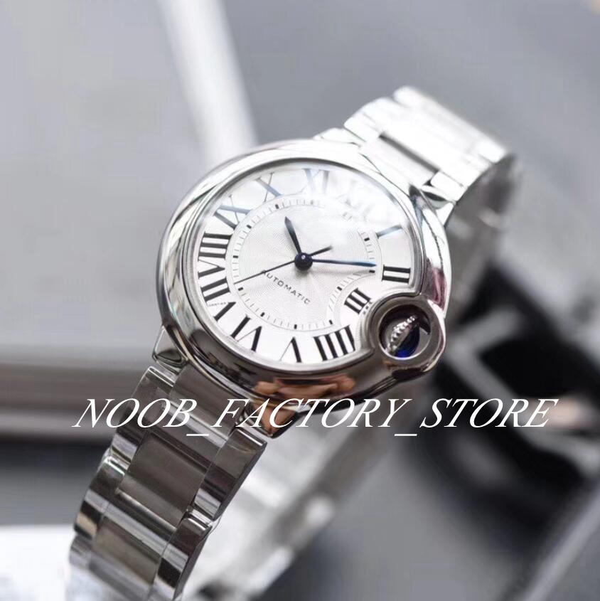 

2 Size Luxury 36MM 33MM V6F Factory Blue Balloon Series Rome Dial ETA Automatic Movement Wristwatches Men Watch With Original Box