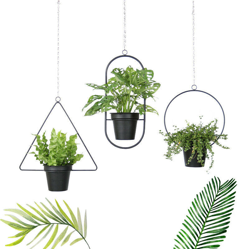 Uzinb Flower Pot Titular de Cuerda Colgando de la Mano-Tejidas Plantas Colgantes Canasta Bolsa Bohe Jard/ín Suministro a Plantas Percha