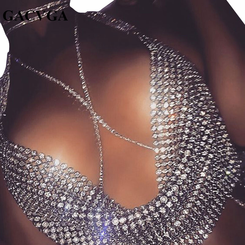 diamond studded bralette