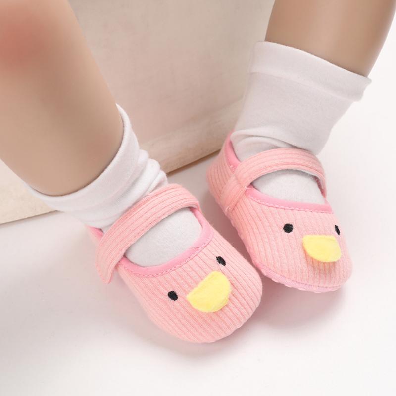 Toddler Baby Girl Anti-slip Shoes Cute Cartoon Pattern Kid First Walking Shoes