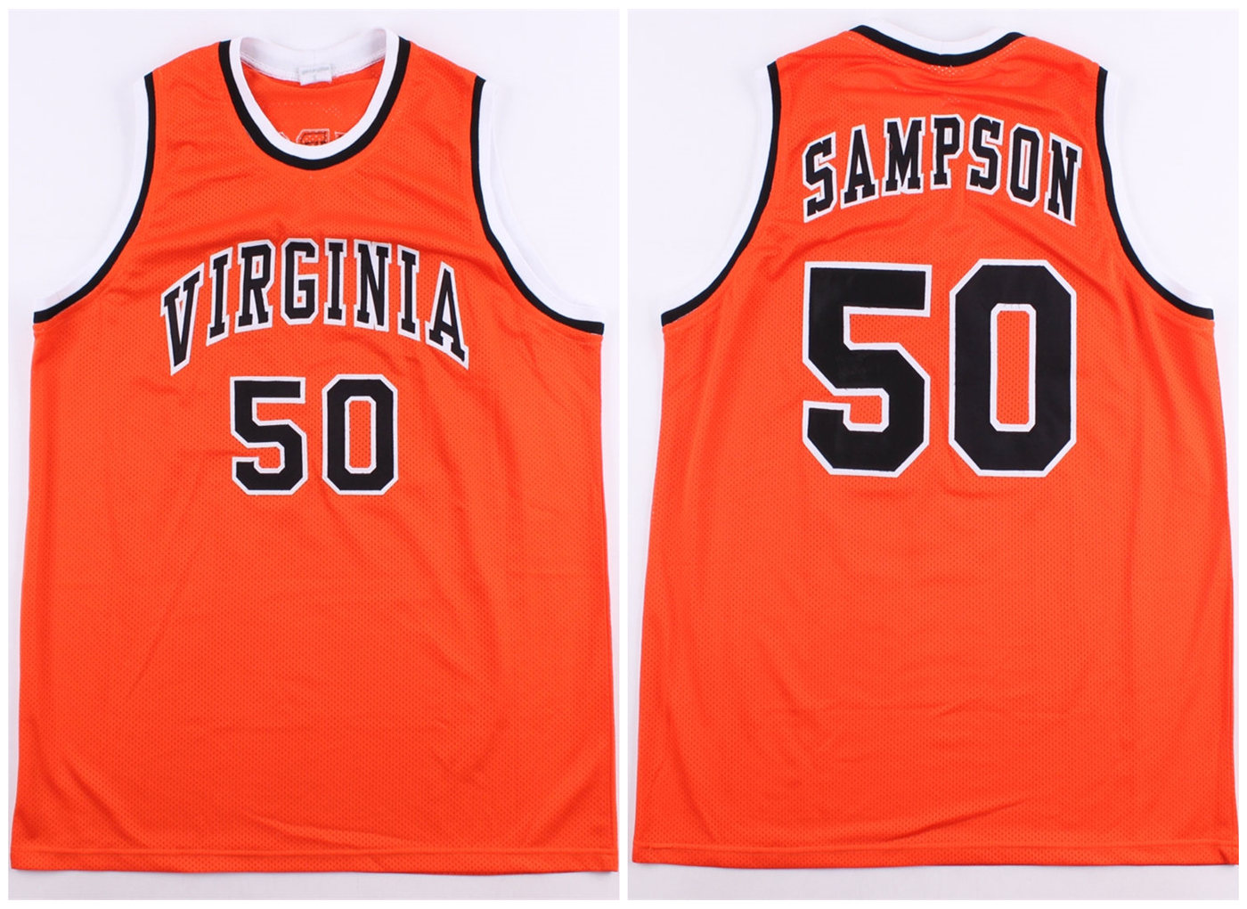 

Virginia Cavaliers College Ralph Sampson jersey throwback Basketball Jersey Mens Stitched Custom sizeS-5XL, Orange