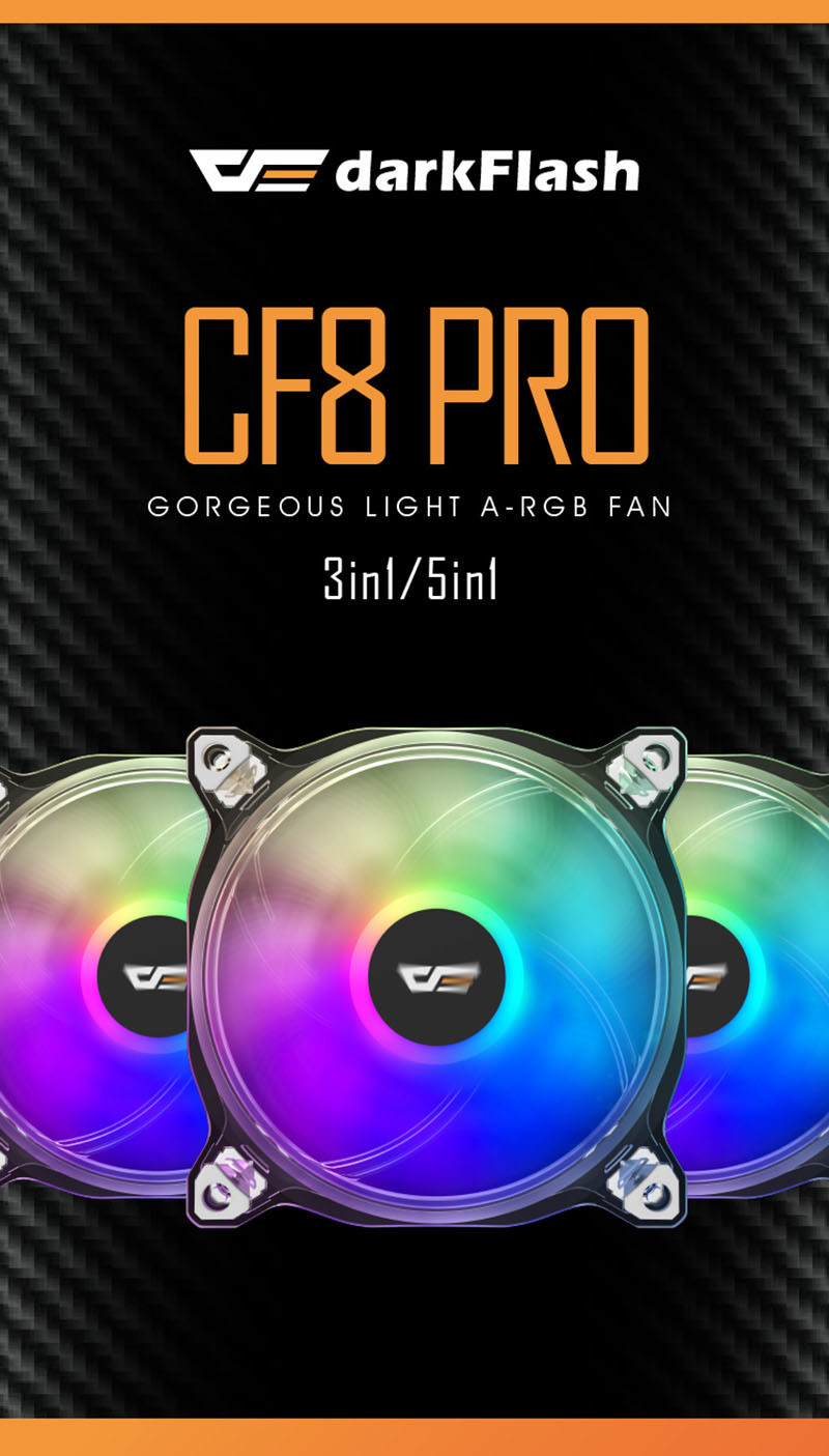 Aigo Darkflash CF8 Компьютер PC Case 