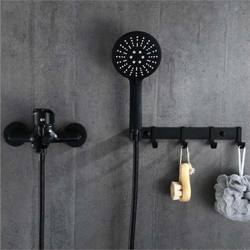 

1set Bathroom Tub Faucet Single Handle Cold and Hot Mixer Tap with Hand Shower Wall Mounted Bath Faucet Bathtub