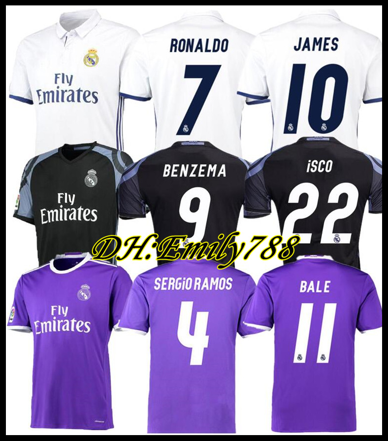 

2016 2017 real madrid soccer jersey Retro RONALDO BENZEMA football shirt 14 15 16 17 18 JAMES Camiseta de fútbol SERGIO RAMOS BALE Maillot, 14/15 rose red