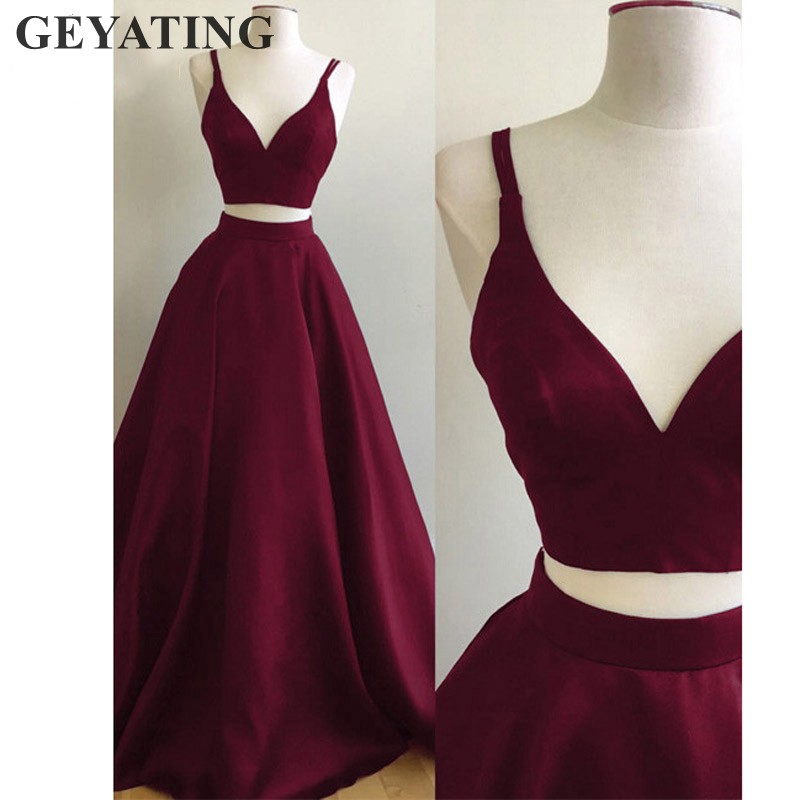 formal crop top and skirt