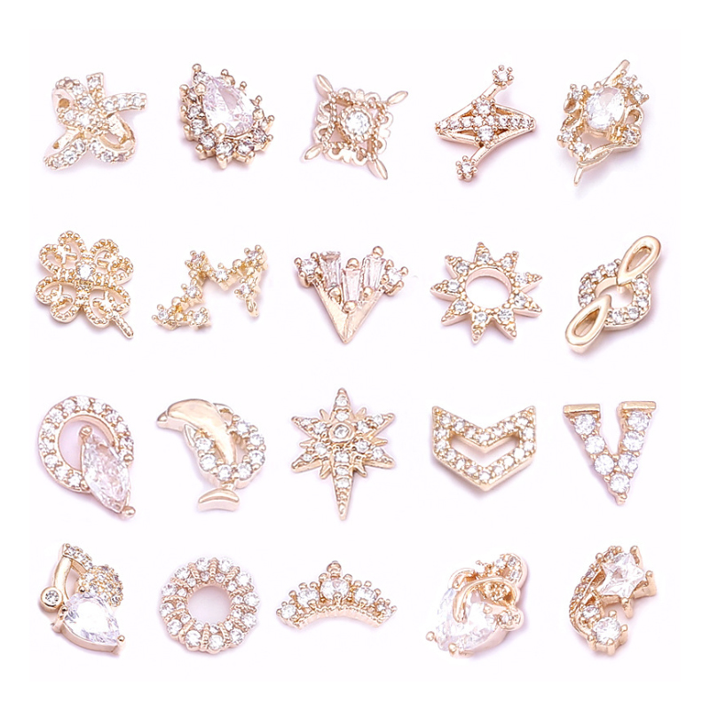

Fashion Nails Acrylic Nail Art Decorations Rhinestones Women Japan Makeup GK021