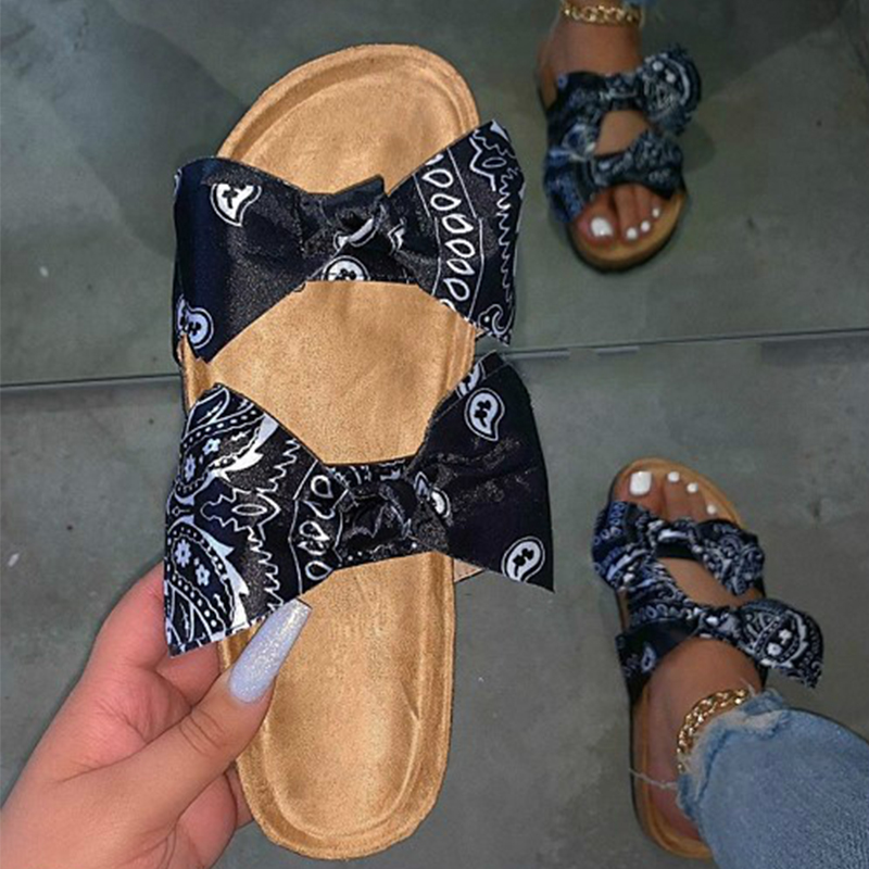 

Women Casual Slippers 2020 Summer Fashion Print Beach Slippers Outdoor Comfortable Female Slides Ladies Flat Shoes Dropshipping, Orange