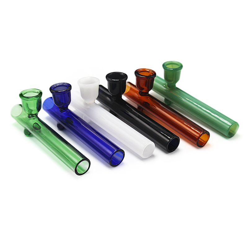 

Vaping_Dream CSYC Y026 Colorful Smoking Pipes About 11.5cm Length Tobacco Glass Hand Pipe Smooth Airflow