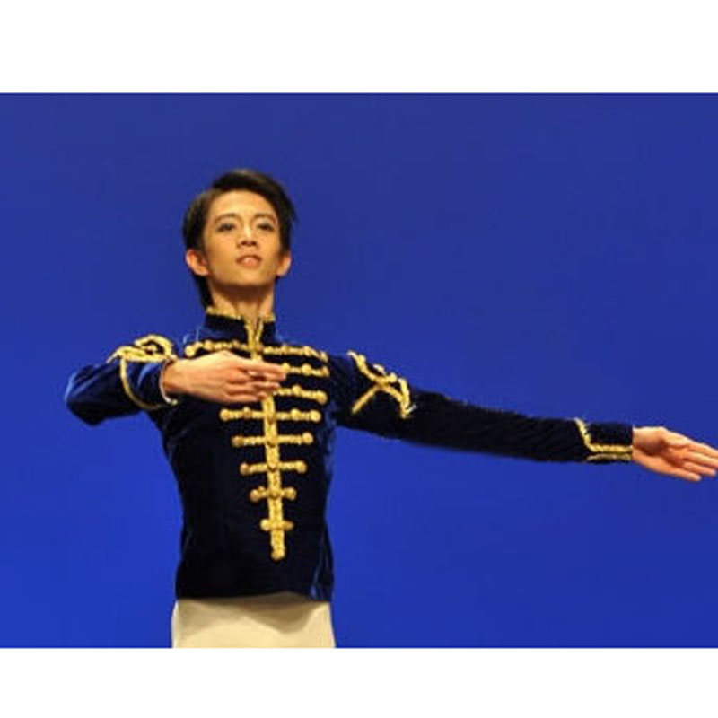 

Stage Wear Custom Made Man Velvet Ballet Jacket /Prince Dance Costumes,Ballet Top For Male Adult Boy Coat, Black