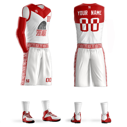 

Custom Mens Basketball Jersey breathable College Sport Team tracksuits Sleeveless Training jersey uniforms customized, As pic