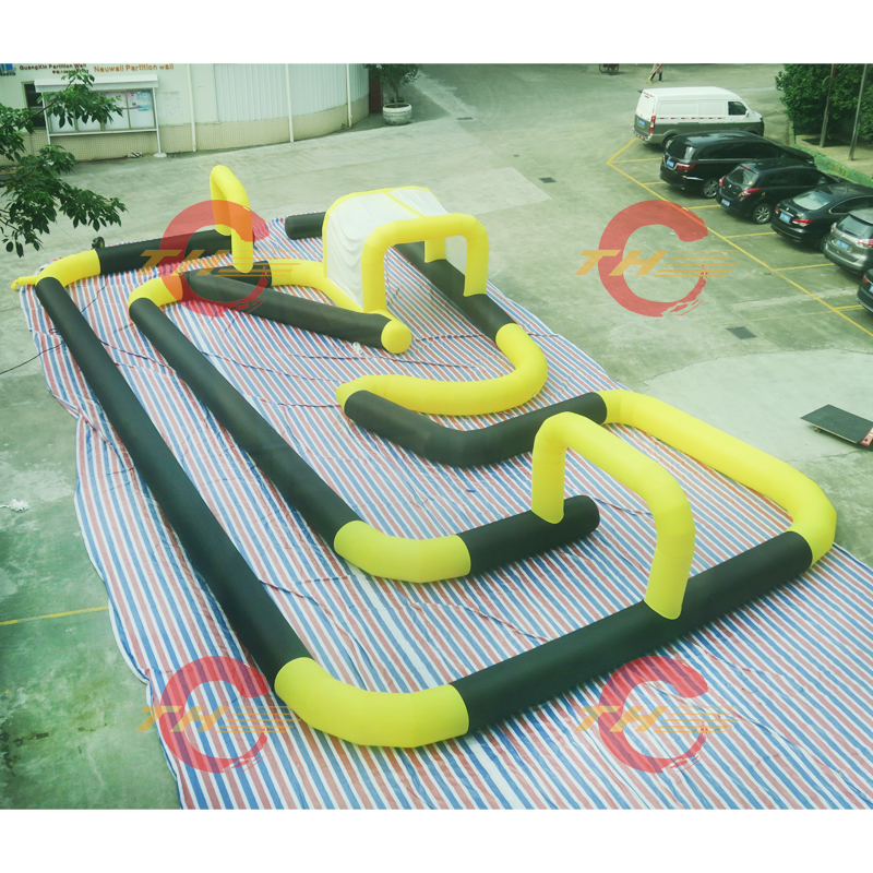 

inflatable race track inflatable go karts race track,inflatable bumper cars racing track