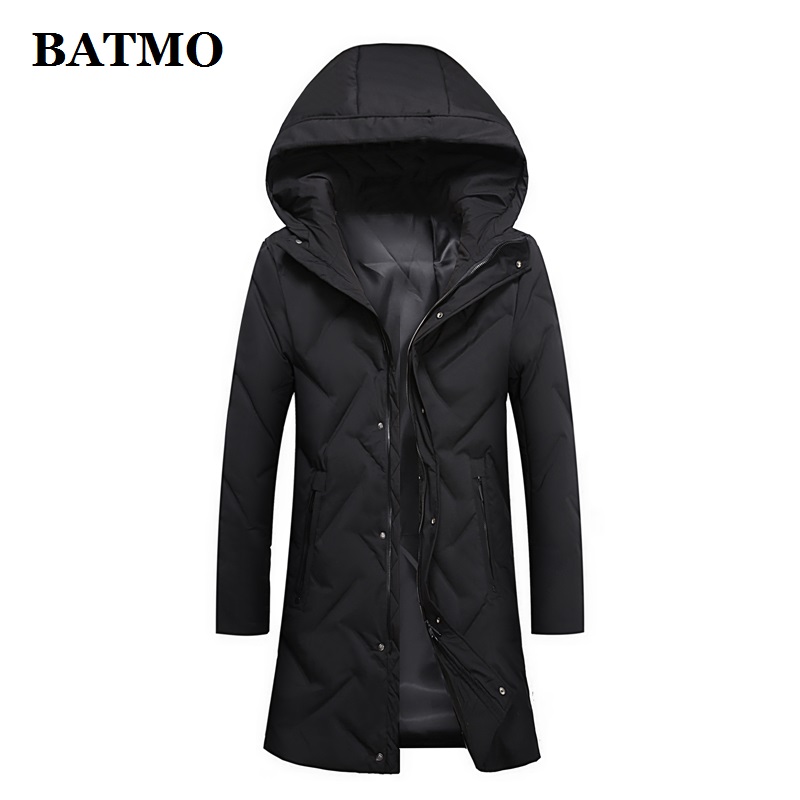 

2019 new arrival winter 90% white duck down hooded jackets men,men's winter warm hooded jackets,plus-size 1918, Black