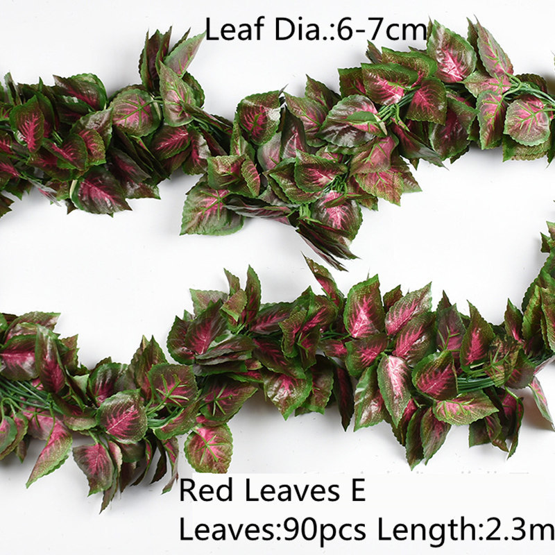 Red leaves E