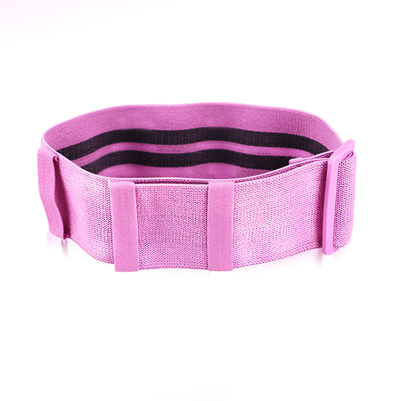 

Hot Selling Adjustable Booty Hip Glute Band Resistance Anti-slip for Home Fitness Workout, Pink