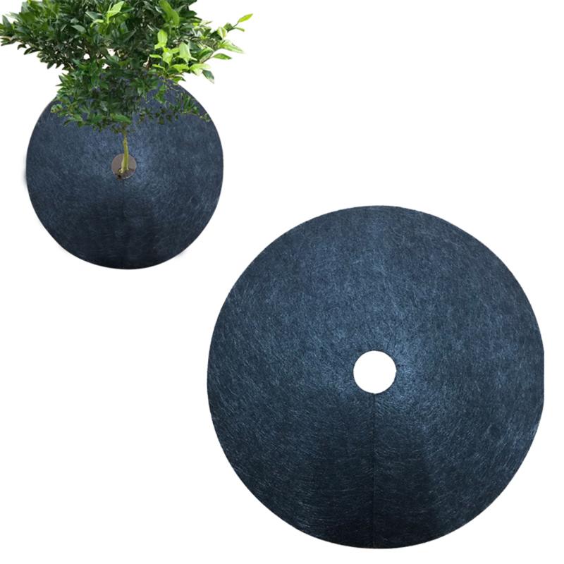 

10PCS Set Felt Cloth Glass Prevention Cover Non-woven Cloth Herbicide Breathable Moisturizing Degradable For Garden Plants, 20cm diameter