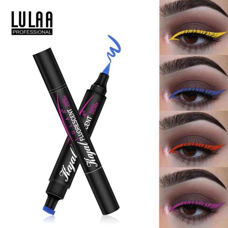 

9 Colors Black Liquid Eyeliner Pencil Pro Waterproof Long Lasting Makeup Eye Liner Pen Tattoo Stamping Eye Liner Pencil TSLM1, 06