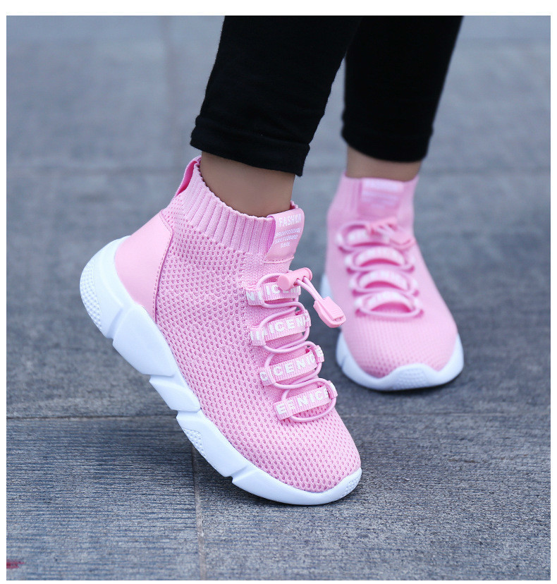 Girls Tenis Infantil Boys Children Socks High Top Ankle Knitting Sports Shoes Elastic Sneakers Casual Y190523 Childrens Cheap Shoes Ladies Shoes From Shenping02 26 96 Dhgate Com