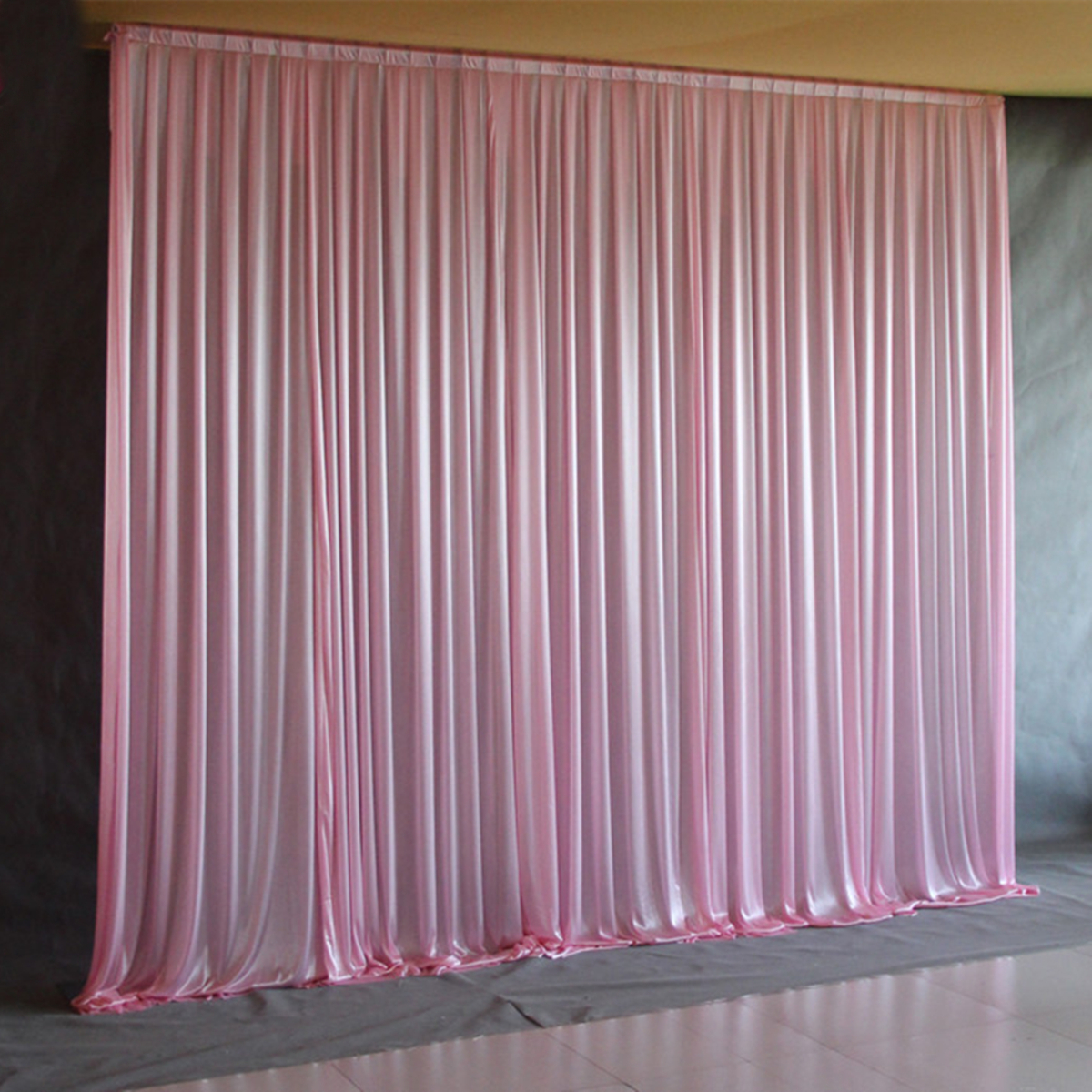 2019 Silk Sheer Drapes Panels Hanging Curtains Party Backdrop