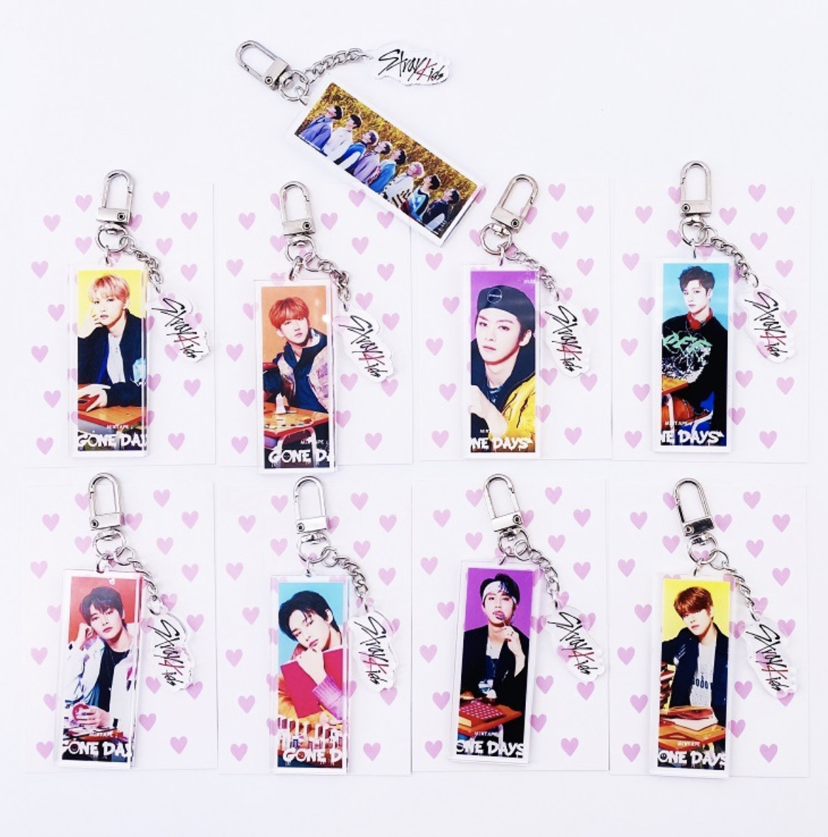 

18PCs/lot free shipping straykids new style keychain