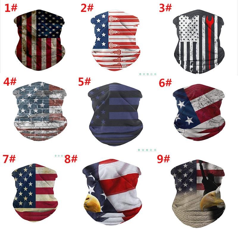 

Bandana National Flag Mask Multi-functional Hiking Cycling Running Bandanas Mask Festivals Halloween Neck Gaiter Scarf DA426