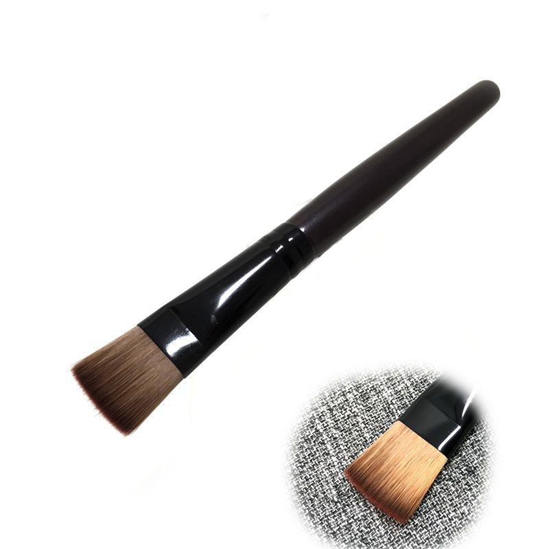 

Good quality 1PCS Wood pole flat mask foundation makeup brush portable makeup tools Z006020