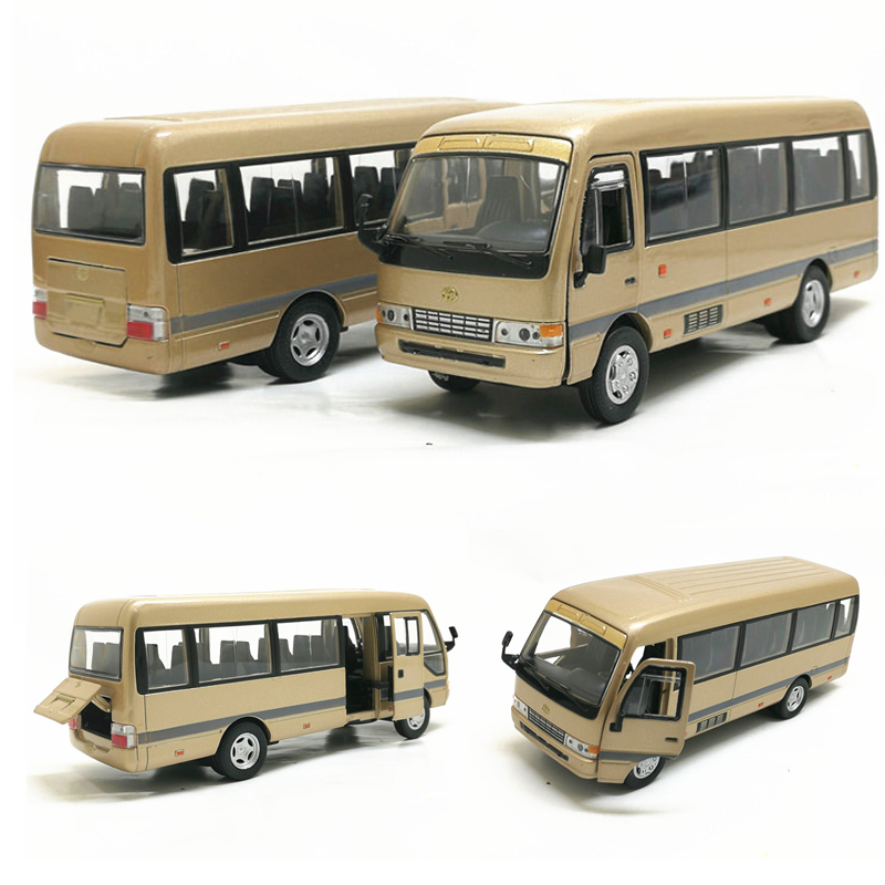 

High simulation Toyota Coaster Commercial Vehicle,1:32 scale Alloy car model,High quality collection toy,Free Shipping,wholesale Y200317