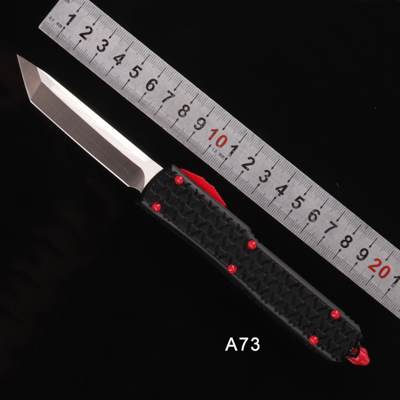 

schelin Aluminum automatic knives micro tech knife utx 85 Auto double action Tactical knifes D2 Survival kni edc hunting tool chef tools