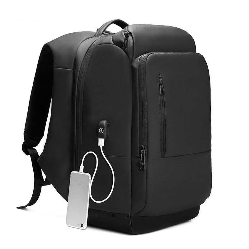 

17 inch lapbackpack for men water repellent functional rucksack with usb charging port travel backpacks male