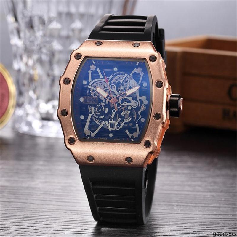 

goodxxxx Men or Women Skull sport Quartz watch Fashion High Quality sports watches Wholesale Free Shipping Luxury Fashion Skeleton watches, Black