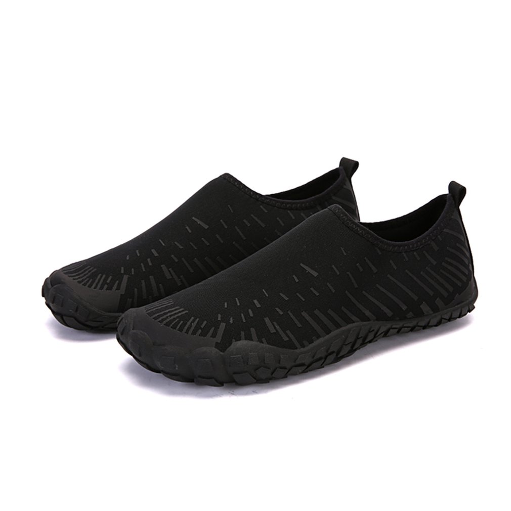 

Men Women Shoes Quick Dry Black Shoes Slip-On Aqua Water Shoes Comfortable Beach Pool Swim Bathing Sneaker