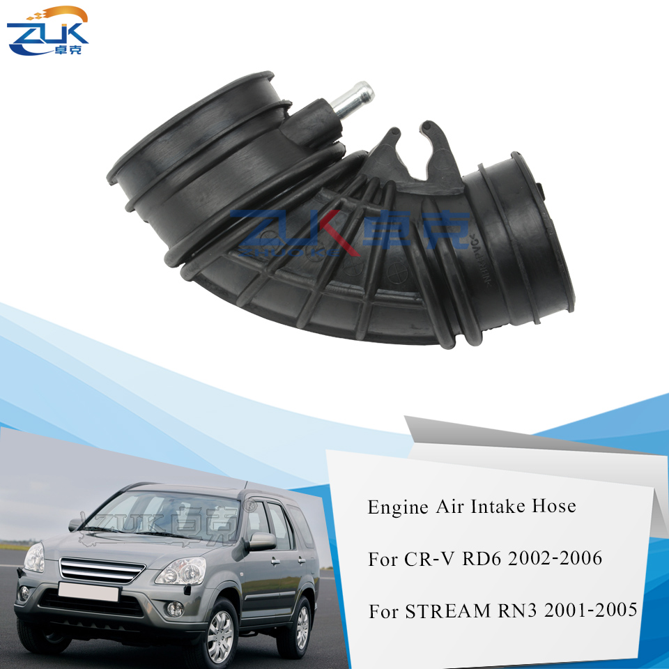 

ZUK Air Cleanner Air Intake Hose Air Flow Tube For HONDA CRV RD5 2.0L 2002 2003 2004 2005 2006 For STREAM RN3 Aftermarket Top