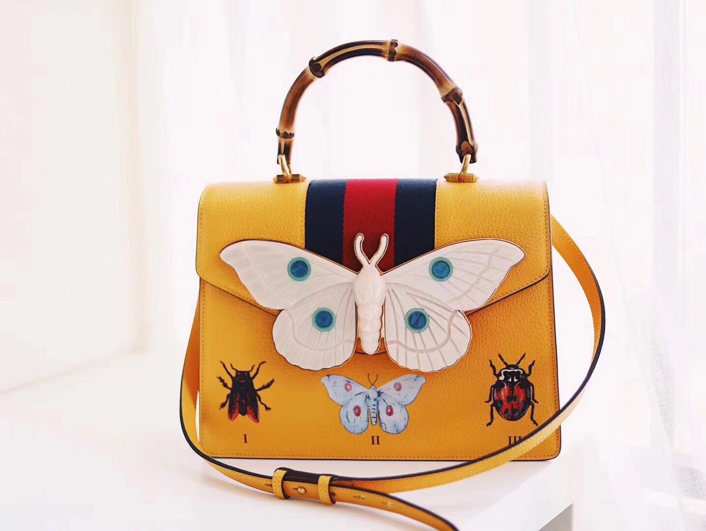 

Designer-Women messenger Bag Women Handbag Double snake head Shoulder bag cross body bag Tote Bags with Bamboo handle, Red