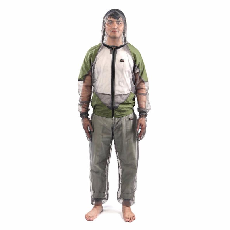 

Outdoor fishing clothes Anti mosquito clothing men quick-drying breathable fishing hat with mosquito net prevent suit, As pic