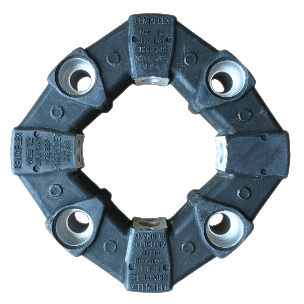 

Japan MIKIPULLEY SIZE12 JAP PAT778322 Coupling CENTAFLEX GROSSE 12 D.B.P. 2019608 AND NO 12 US PAT 3683643 Applied to engine test bench